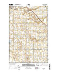 Niagara North Dakota Current topographic map, 1:24000 scale, 7.5 X 7.5 Minute, Year 2014