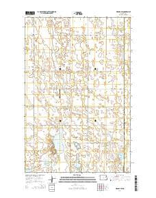 Niagara SW North Dakota Current topographic map, 1:24000 scale, 7.5 X 7.5 Minute, Year 2014