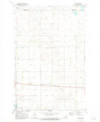 Niles North Dakota Historical topographic map, 1:24000 scale, 7.5 X 7.5 Minute, Year 1971