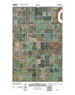 Niobe North Dakota Historical topographic map, 1:24000 scale, 7.5 X 7.5 Minute, Year 2011