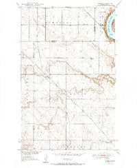 Niobe North Dakota Historical topographic map, 1:24000 scale, 7.5 X 7.5 Minute, Year 1949