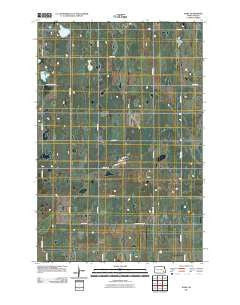 Nome North Dakota Historical topographic map, 1:24000 scale, 7.5 X 7.5 Minute, Year 2011