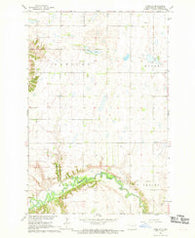 Nome SE North Dakota Historical topographic map, 1:24000 scale, 7.5 X 7.5 Minute, Year 1967