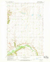 Nome SE North Dakota Historical topographic map, 1:24000 scale, 7.5 X 7.5 Minute, Year 1967