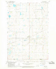 Nome North Dakota Historical topographic map, 1:24000 scale, 7.5 X 7.5 Minute, Year 1967