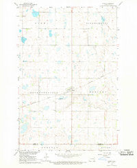 Nome North Dakota Historical topographic map, 1:24000 scale, 7.5 X 7.5 Minute, Year 1967
