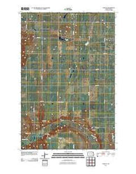 Nome SE North Dakota Historical topographic map, 1:24000 scale, 7.5 X 7.5 Minute, Year 2011