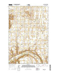 Nome SE North Dakota Current topographic map, 1:24000 scale, 7.5 X 7.5 Minute, Year 2014