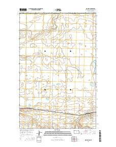 Noonan North Dakota Current topographic map, 1:24000 scale, 7.5 X 7.5 Minute, Year 2014