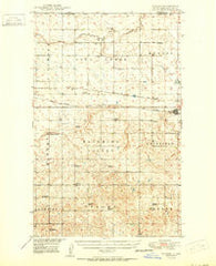 Noonan North Dakota Historical topographic map, 1:62500 scale, 15 X 15 Minute, Year 1950