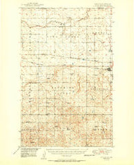 Noonan North Dakota Historical topographic map, 1:62500 scale, 15 X 15 Minute, Year 1950