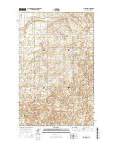 Noonan SW North Dakota Current topographic map, 1:24000 scale, 7.5 X 7.5 Minute, Year 2014