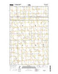 Norma North Dakota Current topographic map, 1:24000 scale, 7.5 X 7.5 Minute, Year 2014
