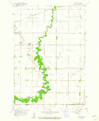 Norman North Dakota Historical topographic map, 1:24000 scale, 7.5 X 7.5 Minute, Year 1959