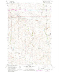 North Almont North Dakota Historical topographic map, 1:24000 scale, 7.5 X 7.5 Minute, Year 1980