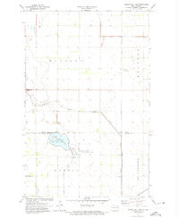 North Salt Lake North Dakota Historical topographic map, 1:24000 scale, 7.5 X 7.5 Minute, Year 1972