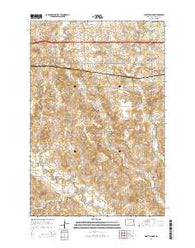 North Almont North Dakota Current topographic map, 1:24000 scale, 7.5 X 7.5 Minute, Year 2014