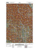 North Killdeer Mountain North Dakota Historical topographic map, 1:24000 scale, 7.5 X 7.5 Minute, Year 2011