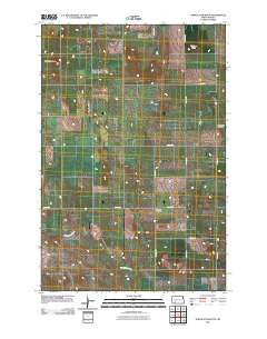 North Star Butte North Dakota Historical topographic map, 1:24000 scale, 7.5 X 7.5 Minute, Year 2011