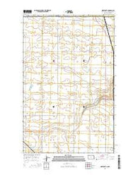 Northgate North Dakota Current topographic map, 1:24000 scale, 7.5 X 7.5 Minute, Year 2014