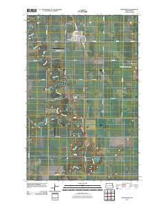 Northwood North Dakota Historical topographic map, 1:24000 scale, 7.5 X 7.5 Minute, Year 2011
