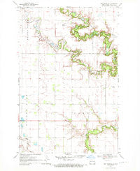 Northwood SE North Dakota Historical topographic map, 1:24000 scale, 7.5 X 7.5 Minute, Year 1970