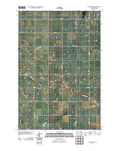 Nortonville North Dakota Historical topographic map, 1:24000 scale, 7.5 X 7.5 Minute, Year 2011