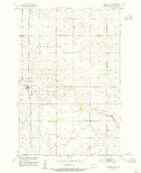 Nortonville North Dakota Historical topographic map, 1:24000 scale, 7.5 X 7.5 Minute, Year 1953