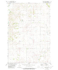 Nygren Dam North Dakota Historical topographic map, 1:24000 scale, 7.5 X 7.5 Minute, Year 1980