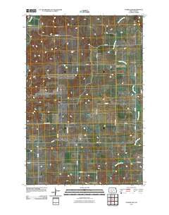 Nygren Dam North Dakota Historical topographic map, 1:24000 scale, 7.5 X 7.5 Minute, Year 2011