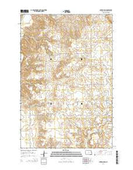 Nygren Dam North Dakota Current topographic map, 1:24000 scale, 7.5 X 7.5 Minute, Year 2014