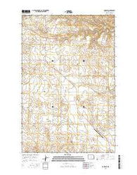 Oakdale North Dakota Current topographic map, 1:24000 scale, 7.5 X 7.5 Minute, Year 2014