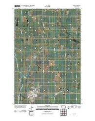 Oakes North Dakota Historical topographic map, 1:24000 scale, 7.5 X 7.5 Minute, Year 2011