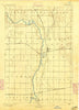Oakes North Dakota Historical topographic map, 1:62500 scale, 15 X 15 Minute, Year 1894
