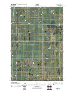 Oakes SE North Dakota Historical topographic map, 1:24000 scale, 7.5 X 7.5 Minute, Year 2011