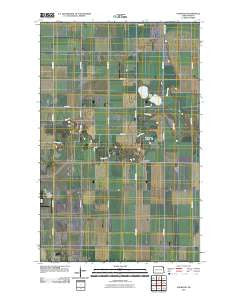 Oakwood North Dakota Historical topographic map, 1:24000 scale, 7.5 X 7.5 Minute, Year 2011