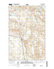 Oberon North Dakota Current topographic map, 1:24000 scale, 7.5 X 7.5 Minute, Year 2014