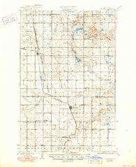 Oberon North Dakota Historical topographic map, 1:62500 scale, 15 X 15 Minute, Year 1931