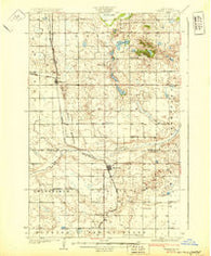 Oberon North Dakota Historical topographic map, 1:62500 scale, 15 X 15 Minute, Year 1931