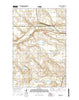 Oberon SW North Dakota Current topographic map, 1:24000 scale, 7.5 X 7.5 Minute, Year 2014