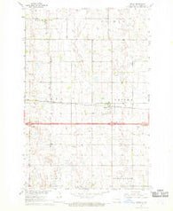 Oriska North Dakota Historical topographic map, 1:24000 scale, 7.5 X 7.5 Minute, Year 1967