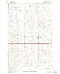Oriska North Dakota Historical topographic map, 1:24000 scale, 7.5 X 7.5 Minute, Year 1967