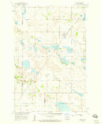 Orrin North Dakota Historical topographic map, 1:24000 scale, 7.5 X 7.5 Minute, Year 1958