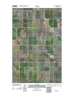 Osnabrock North Dakota Historical topographic map, 1:24000 scale, 7.5 X 7.5 Minute, Year 2011