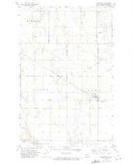 Osnabrock North Dakota Historical topographic map, 1:24000 scale, 7.5 X 7.5 Minute, Year 1972