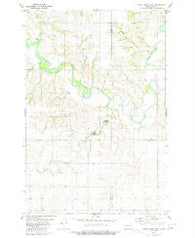 Otter Creek East North Dakota Historical topographic map, 1:24000 scale, 7.5 X 7.5 Minute, Year 1980