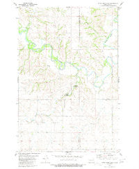 Otter Creek East North Dakota Historical topographic map, 1:24000 scale, 7.5 X 7.5 Minute, Year 1980