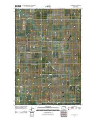 Otter Creek North Dakota Historical topographic map, 1:24000 scale, 7.5 X 7.5 Minute, Year 2011