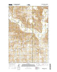 Otter Creek East North Dakota Current topographic map, 1:24000 scale, 7.5 X 7.5 Minute, Year 2014