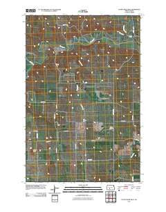 Otter Creek West North Dakota Historical topographic map, 1:24000 scale, 7.5 X 7.5 Minute, Year 2011